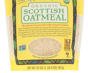 Bobs Red Mill: Organic Scottish Oatmeal, 20 Oz