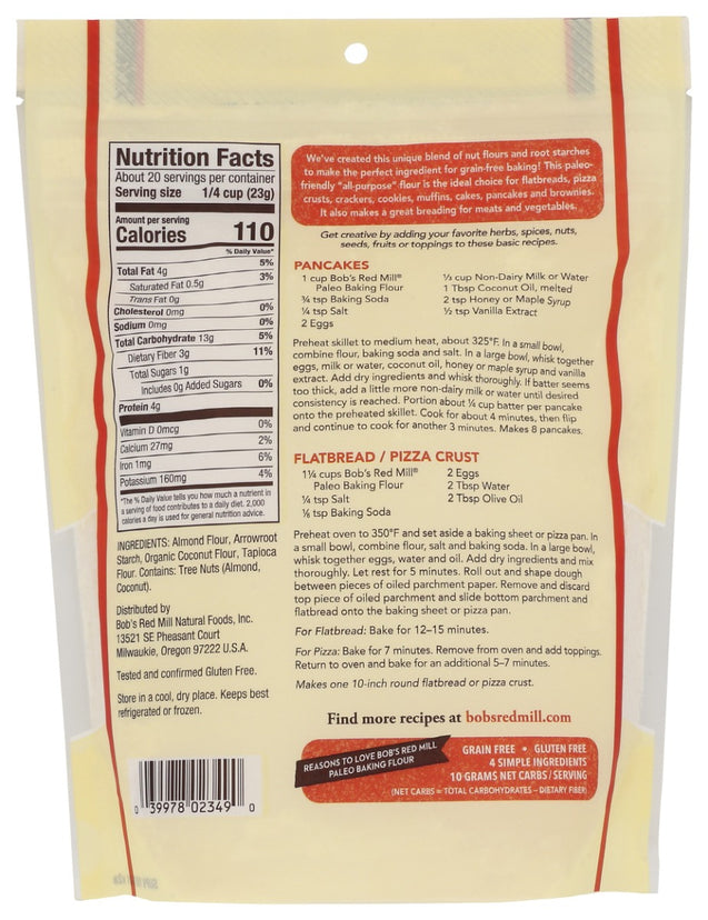 Bobs Red Mill: Paleo Baking Flour, 16 Oz