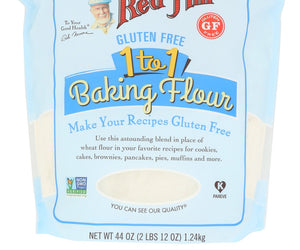 Bobs Red Mill: Baking Flour Gluten Free 1 To 1, 44 Oz