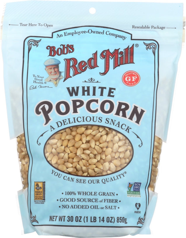 Bobs Red Mill: White Popcorn, 30 Oz