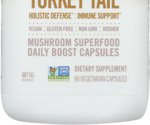 Om Organic Mushroom Nutrition: Capsule Turkey Tail, 90 Cp