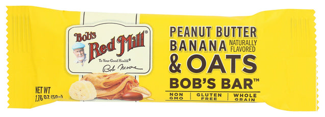 Bobs Red Mill: Peanut Butter Banana And Oats Bobs Bar, 1.76 Oz