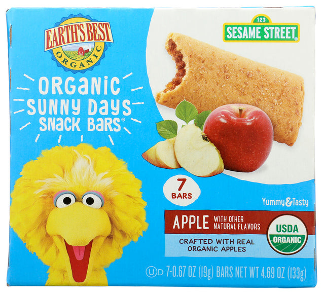 Earth's Best: Organic Sunny Days Snack Bars Apple, 5.3 Oz