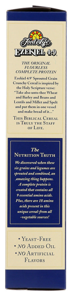 Food For Life: Ezekiel 4:9 Sprouted Grain Cereal Golden Flax, 16 Oz