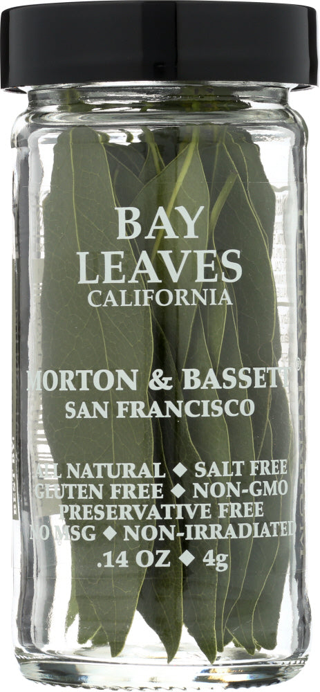 Morton & Bassett: All Natural Bay Leaves California, 0.14 Oz