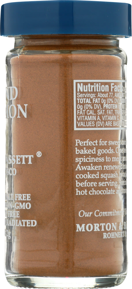 Morton & Bassett: Ground Cinnamon, 2.7 Oz