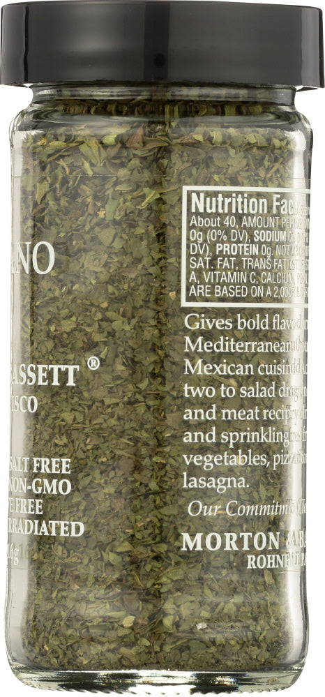 Morton & Bassett: Spices Oregano, 1.1 Oz