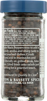 Morton & Bassett: Whole Black Peppercorns, 2.1 Oz