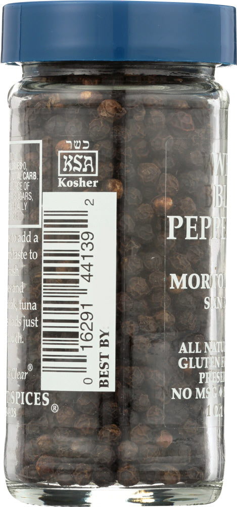 Morton & Bassett: Whole Black Peppercorns, 2.1 Oz