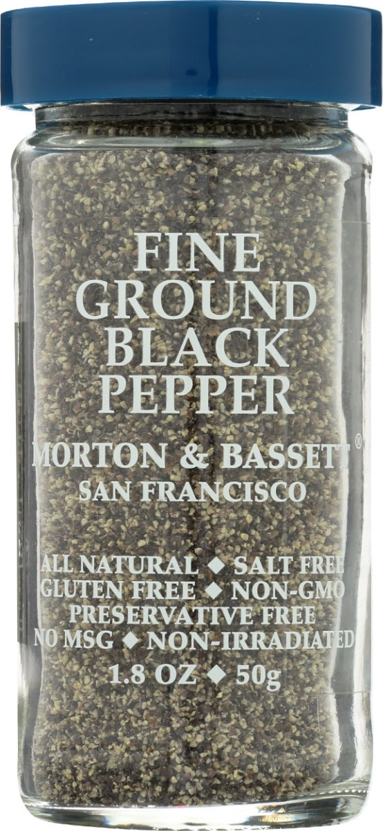 Morton & Bassett: Fine Ground Black Pepper, 2 Oz