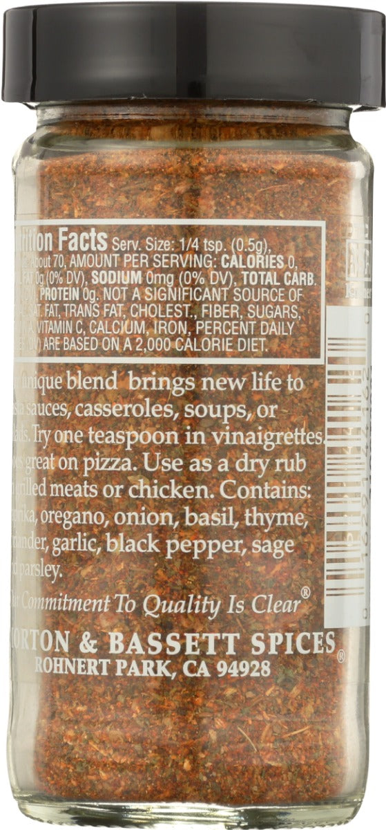 Morton & Bassett: Italian Seasoning, 1.5 Oz