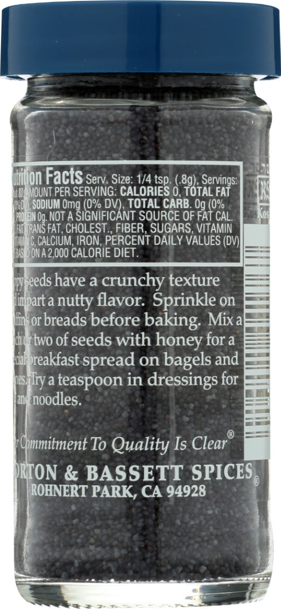 Morton & Bassett: Poppy Seeds, 2.5 Oz