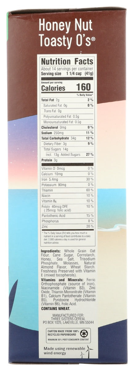 Moms Best: Honey Nut Toasty Os Cereal, 20 Oz