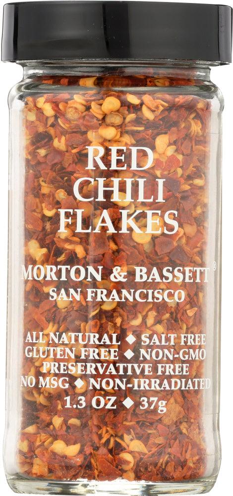 Morton & Bassett: Spices Red Chili Flakes, 1.3 Oz