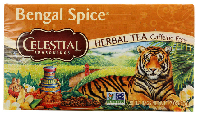 Celestial Seasonings: Bengal Spice Caffeine Free Herbal Tea 20 Tea Bags, 1.7 Oz