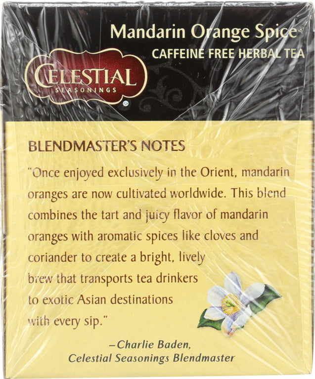 Celestial Seasonings: Mandarin Orange Spice Herbal Tea, 20 Bg