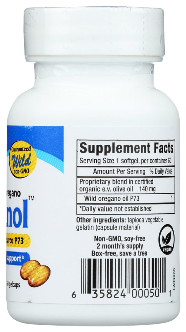 North American: Herb And Spice Oreganol P73, 60 Gelcaps