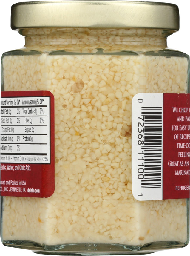 Delallo: Minced Garlic In Water, 6 Oz