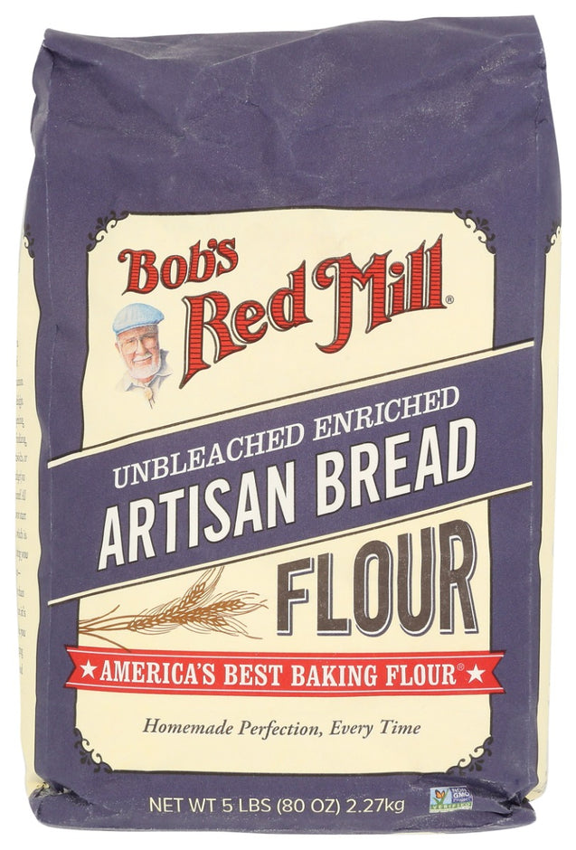 Bobs Red Mill: Artisan Bread Flour, 5 Lb
