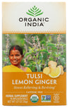 Organic India: Tulsi Lemon Ginger Tea, 18 Tea Bags, 1.27 Oz