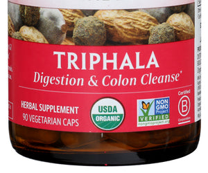 Organic India: Triphala Digestion & Colon Cleanse, 90 Veggie Caps