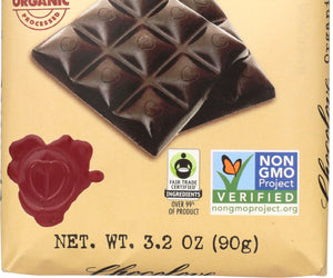 Chocolove: Organic Dark Chocolate Bar, 3.2 Oz