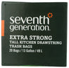 Seventh Generation: Tall Kitchen Bags 13 Gallon 2-ply, 20 Bags
