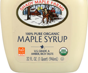 Shady Maple Farms: 100% Pure Organic Amber Maple Syrup, 32 Oz