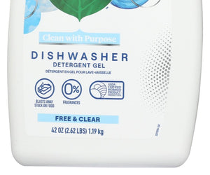 Seventh Generation: Natural Dishwasher Detergent Gel Free & Clear, 42 Oz
