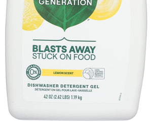 Seventh Generation: Automatic Dishwasher Gel Lemon, 42 Oz