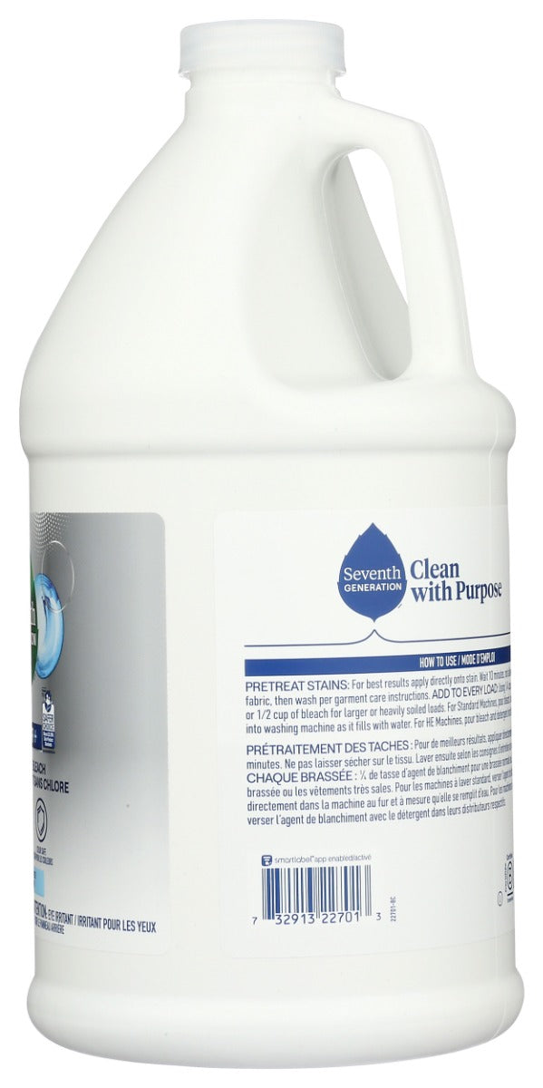 Seventh Generation: Free & Clear Chlorine-free Bleach, 64 Oz