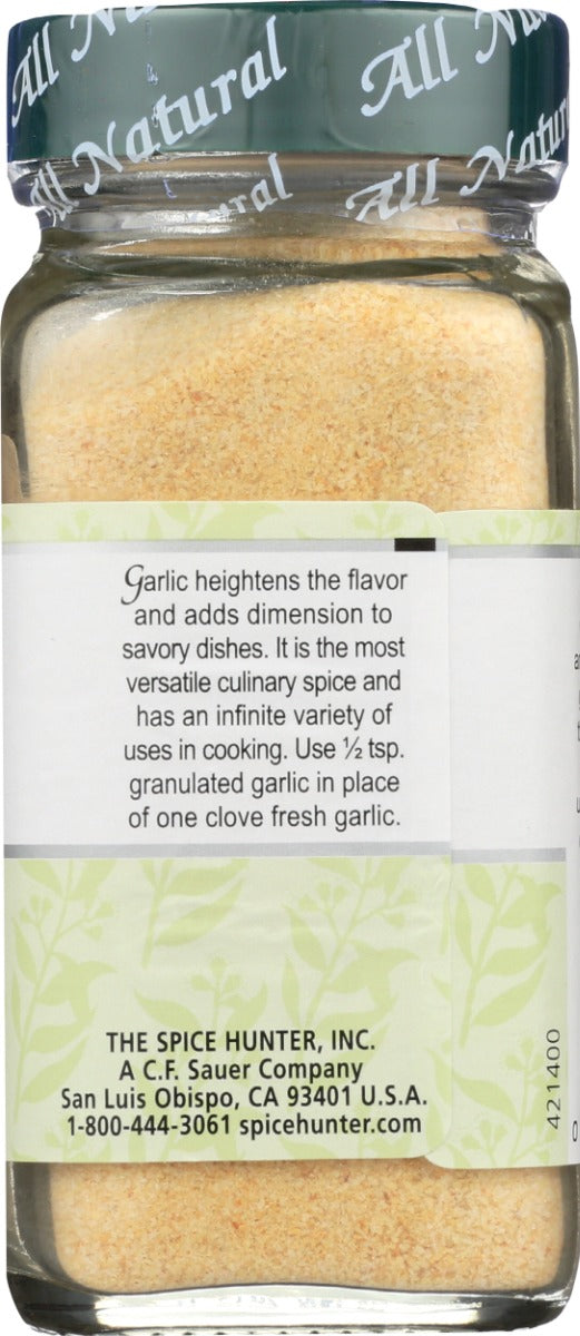 The Spice Hunter: Granulated California Garlic, 2.7 Oz