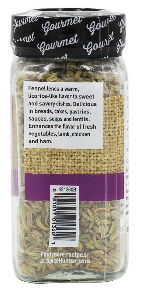 The Spice Hunter: Whole India Fennel, 1.6 Oz