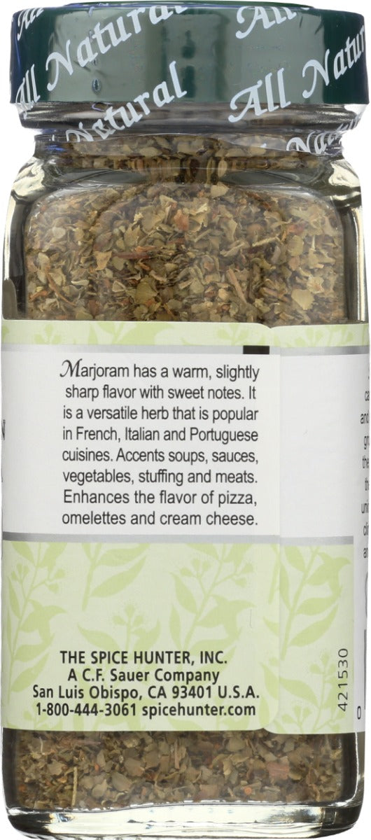 Spice Hunter: Marjoram Mediterranean Leaves, 0.3 Oz