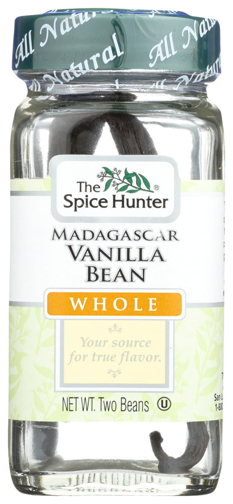 Spice Hunter: Madagascar Vanilla Bean Whole, 2 Pc