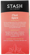Stash Tea: Black Tea Chai Spice 20 Tea Bags, 1.3 Oz