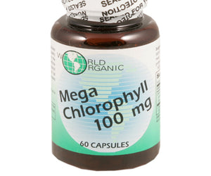 World Organic: Mega Chlorophyll 100mg, 60 Capsules