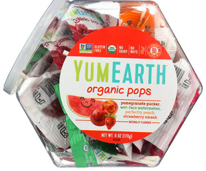 Yummy Earth: Organic Lollipops Personal Bin Fruit Flavors, 6 Oz