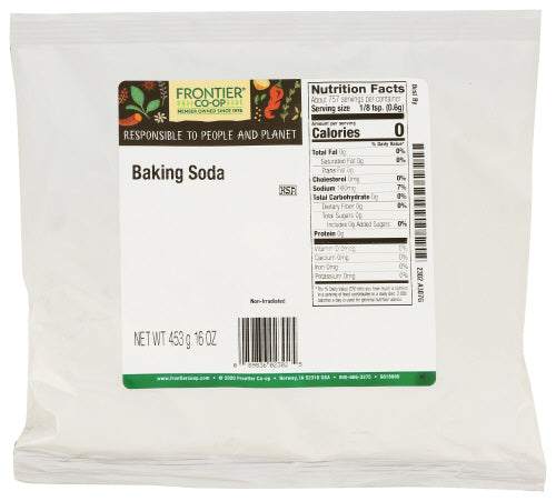 Frontier Herb: Baking Soda, 16 Oz