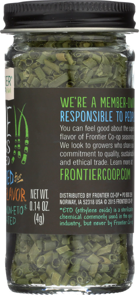 Frontier Herb: Btl Ssnng Chive Frz Drd, 0.16 Oz