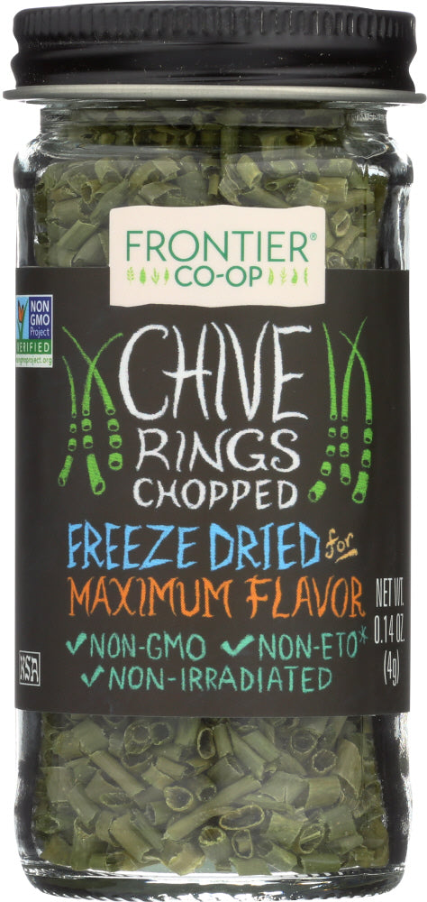 Frontier Herb: Btl Ssnng Chive Frz Drd, 0.16 Oz