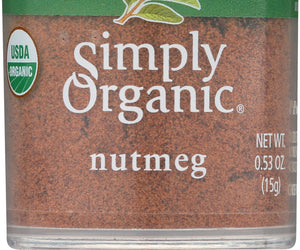 Simply Organic: Mini Nutmeg Organic, .53 Oz