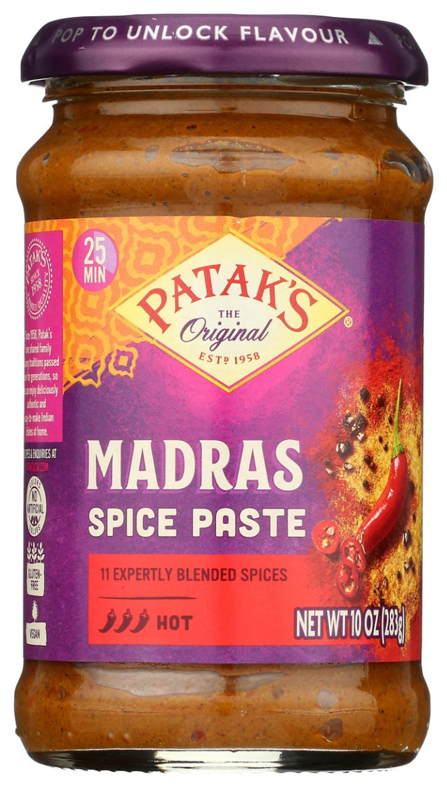 Pataks: Madras Spice Paste, 10 Oz