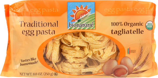 Bionaturae: Organic Tagliatelle Egg Pasta, 8.8 Oz