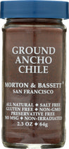 Morton & Bassett: Ground Ancho Chili Powder, 2.3 Oz
