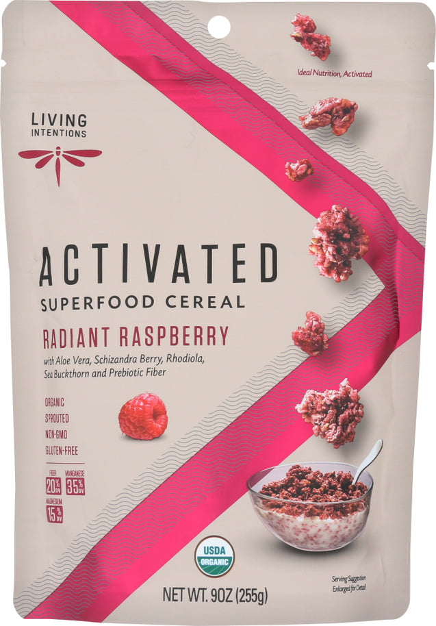Living Intentions: Radiant Raspberry Superfood Cereal, 9 Oz
