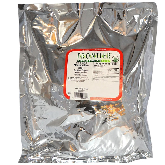 Frontier Herb: Marshmallow Root Cut And Sifted Organic, 16 Oz