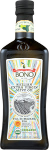 Bono: Organic Sicilian Extra Virgin Olive Oil, 0.5 Lt