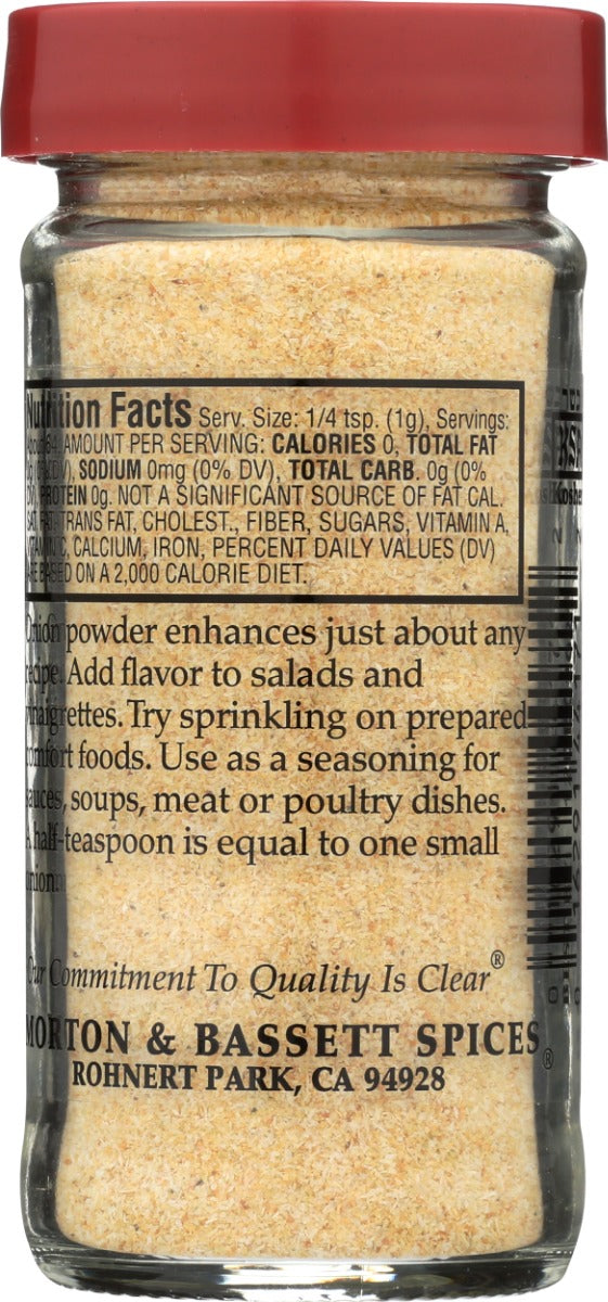 Morton & Bassett: Onion Powder, 2.3 Oz