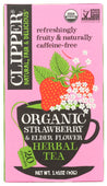 Clipper: Organic Strawberry Elderflower Herbal Tea, 1.41 Oz